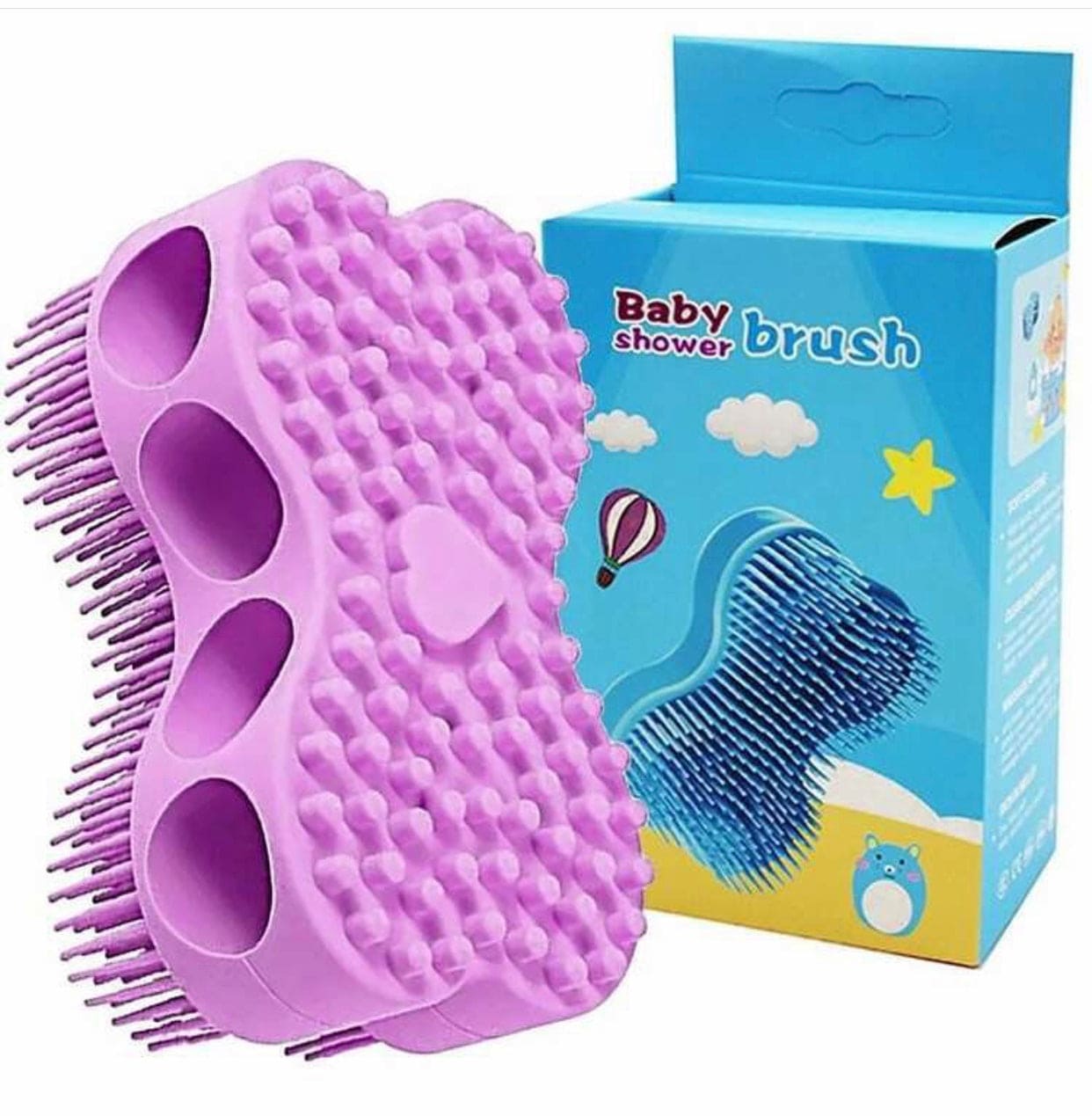 Silicone Bath Brush For Babies, Baby Shampoo Shower Brush, Silicone Body Scrubber, Massage Body Bath Brush Silicone Bath Brush For Babies, Baby Shampoo Shower Brush, Silicone Body Scrubber, Massage Body Bath Brush